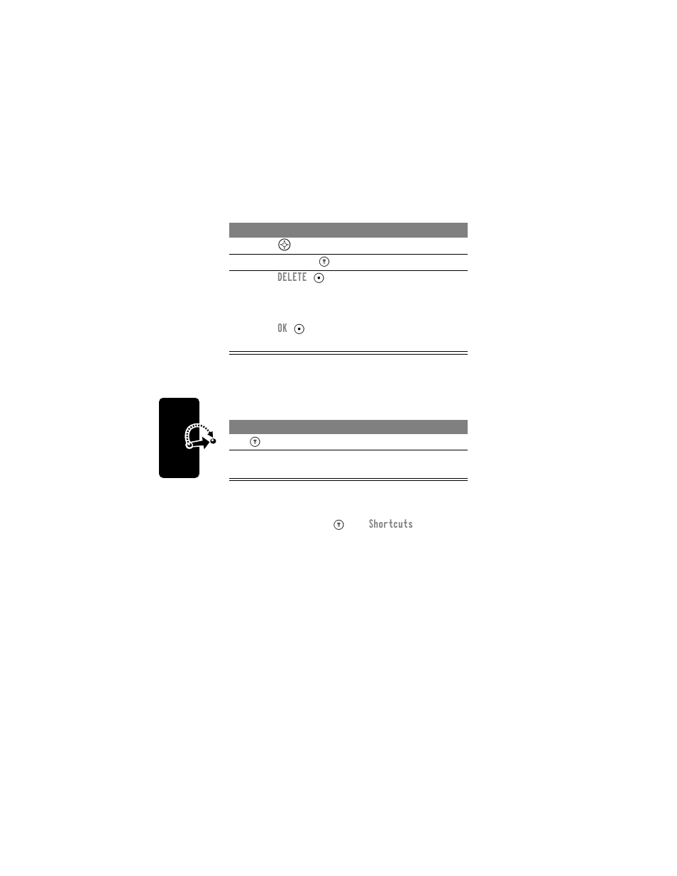 Using shortcuts | Motorola C331 User Manual | Page 110 / 182