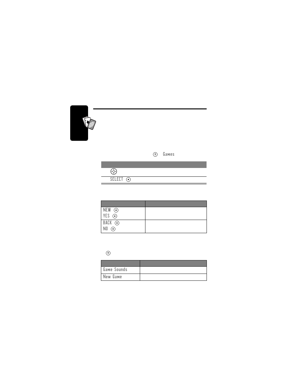 Games, Playing a game, Game options | Playing a game game options | Motorola C331 User Manual | Page 116 / 182