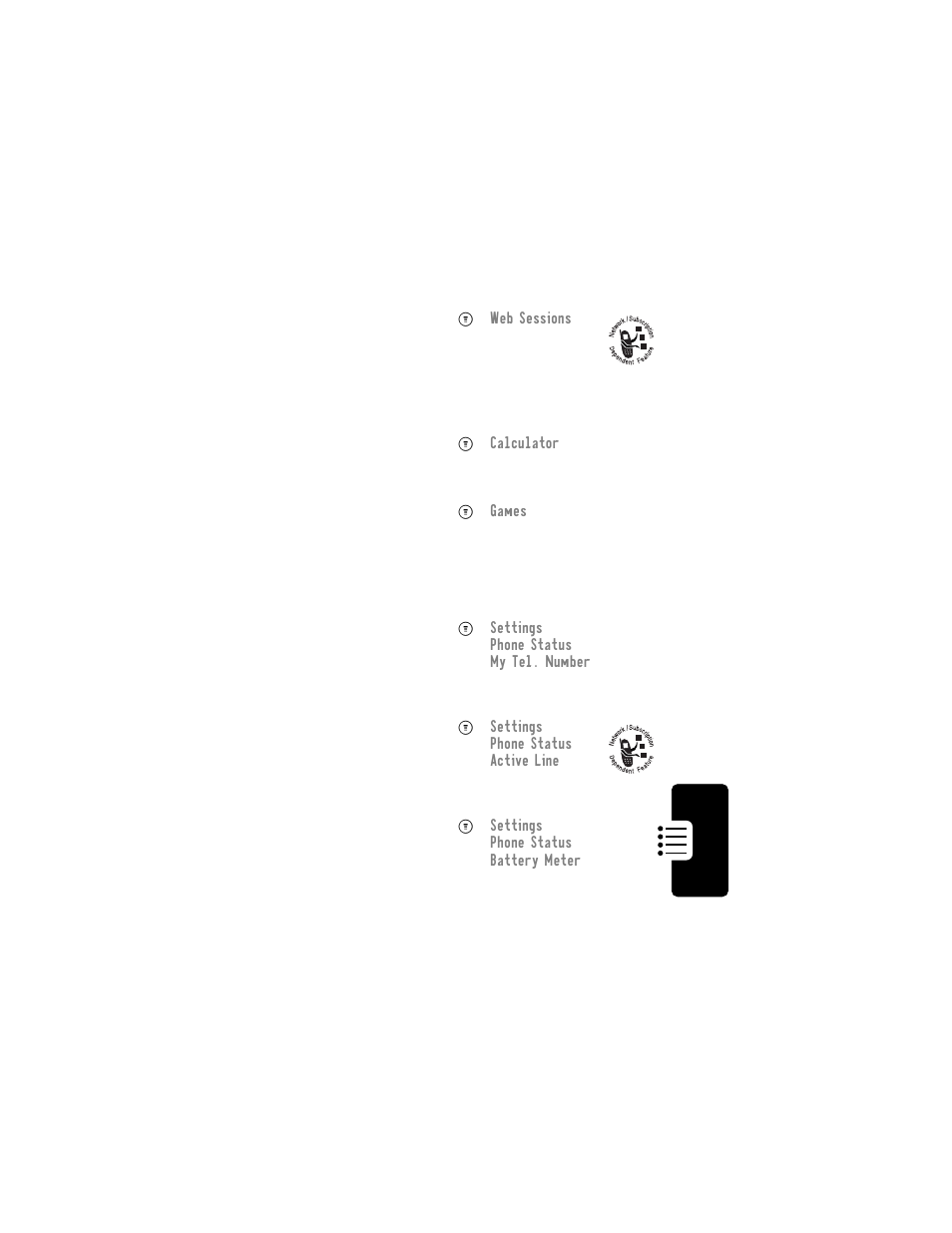 Settings menu | Motorola C331 User Manual | Page 55 / 182