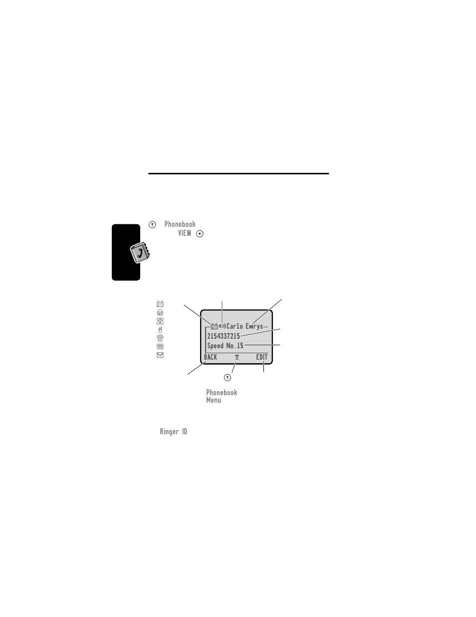 Phonebook, Viewing entry details | Motorola C331 User Manual | Page 68 / 182