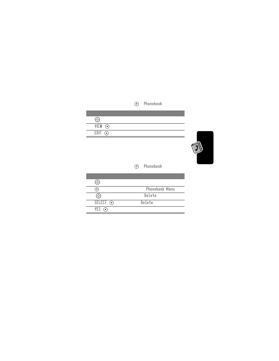 Editing a phonebook entry, Deleting a phonebook entry, Viewing the status of sent text messages | Motorola C331 User Manual | Page 75 / 182