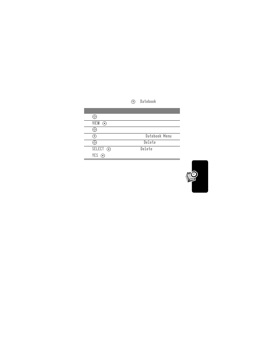 Deleting an event | Motorola C331 User Manual | Page 83 / 182