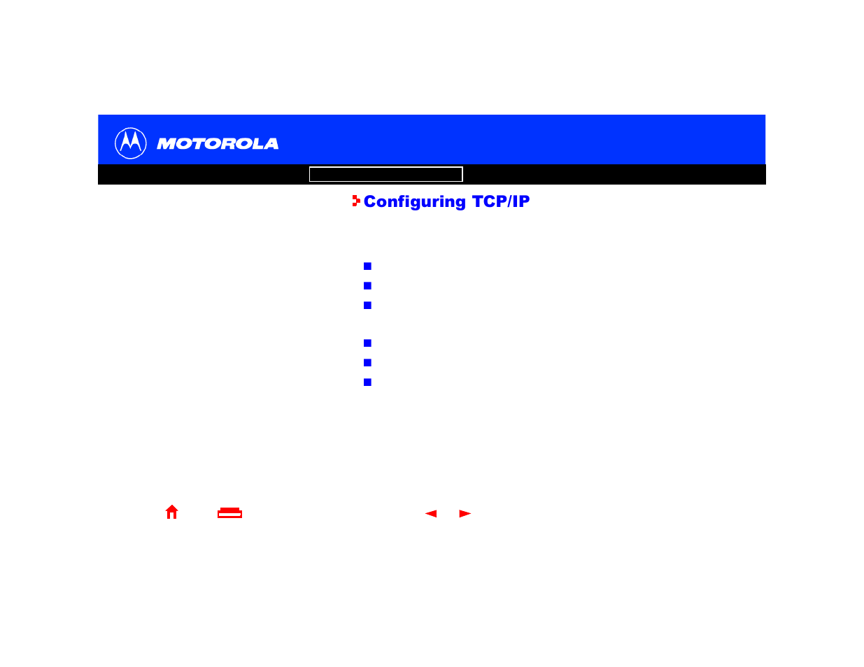 Configuring tcp/ip | Motorola SB4220 User Manual | Page 27 / 66