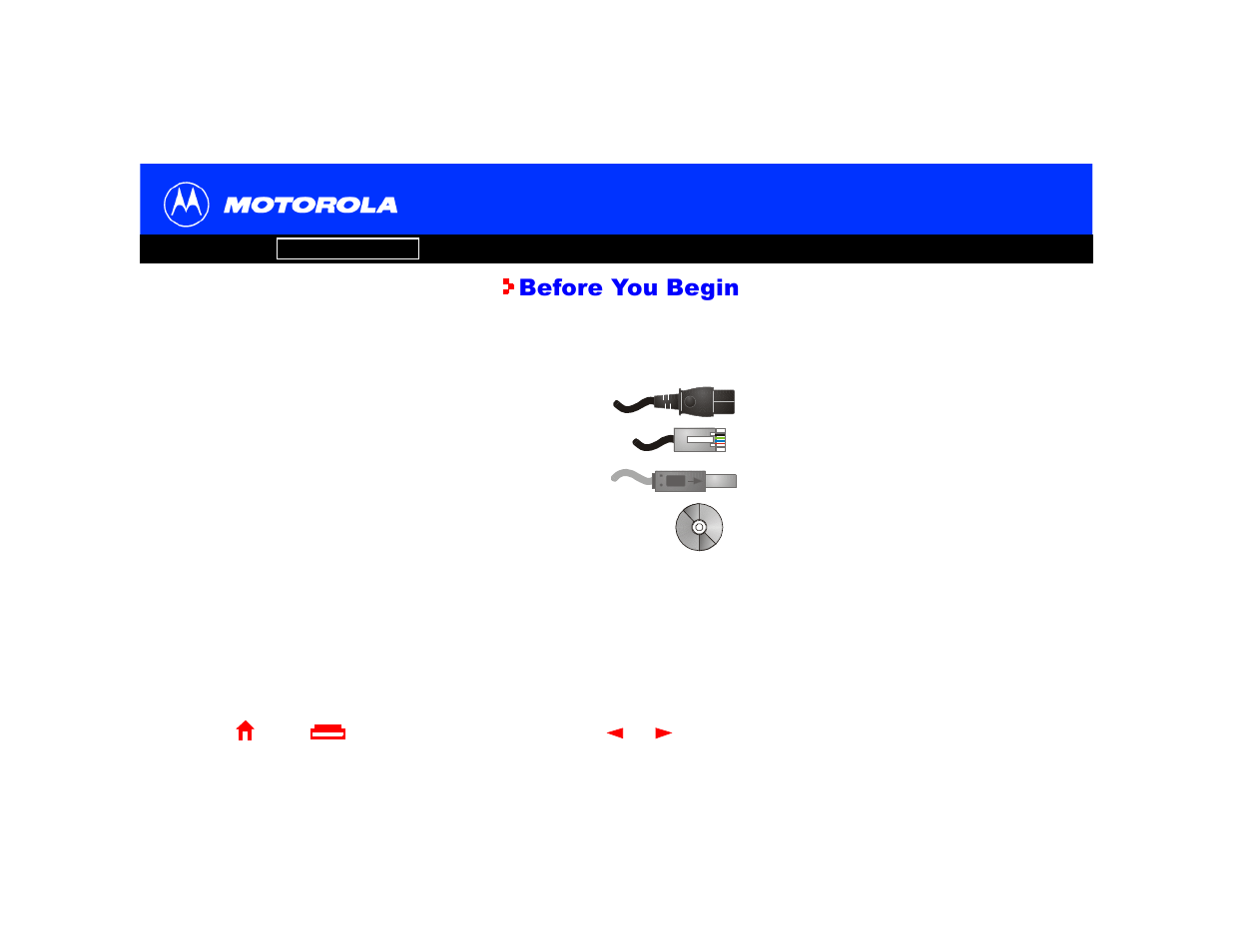 Before you begin | Motorola SB4220 User Manual | Page 9 / 66