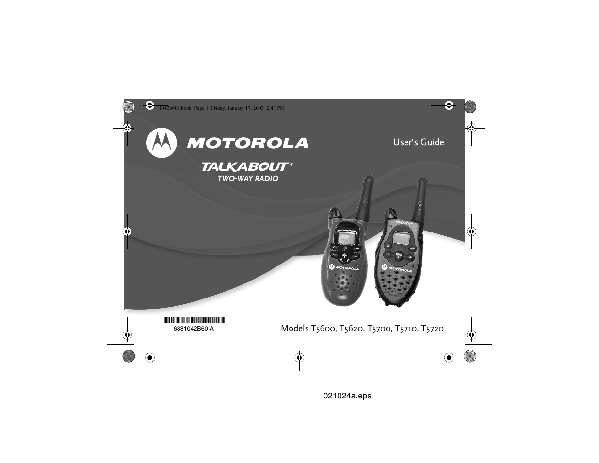 Motorola T5620 User Manual | 33 pages