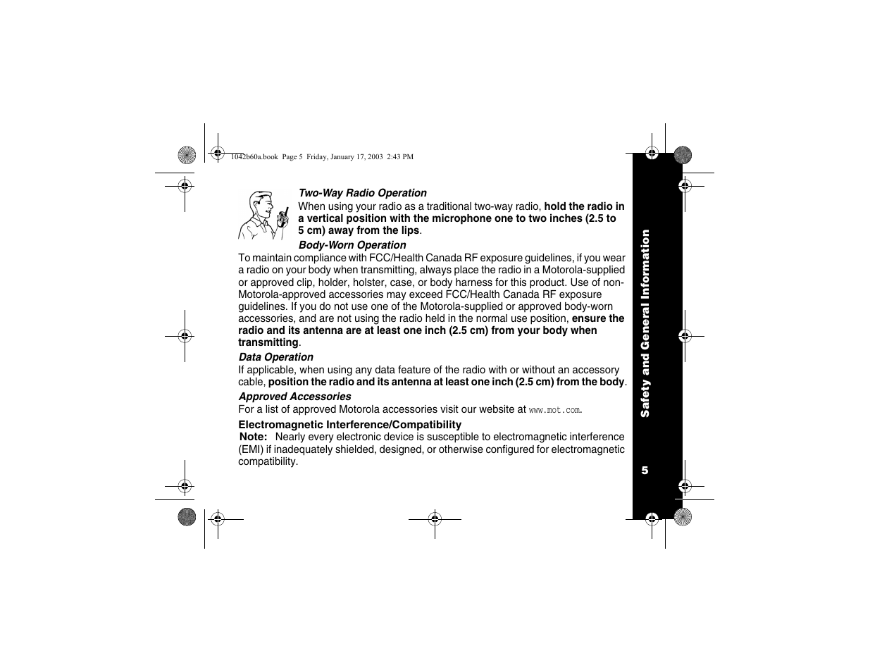 Motorola T5620 User Manual | Page 7 / 33