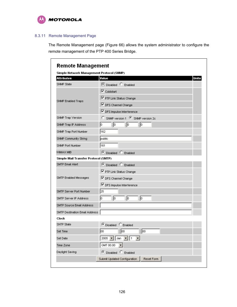 Figure 66 - remote management | Motorola PTP 400 Series User Manual | Page 128 / 208