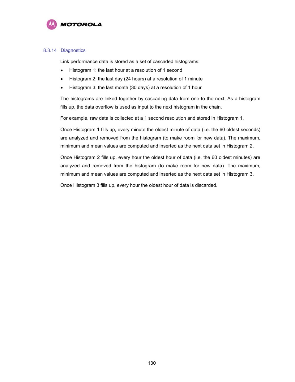 14 diagnostics, Diagnostics | Motorola PTP 400 Series User Manual | Page 132 / 208