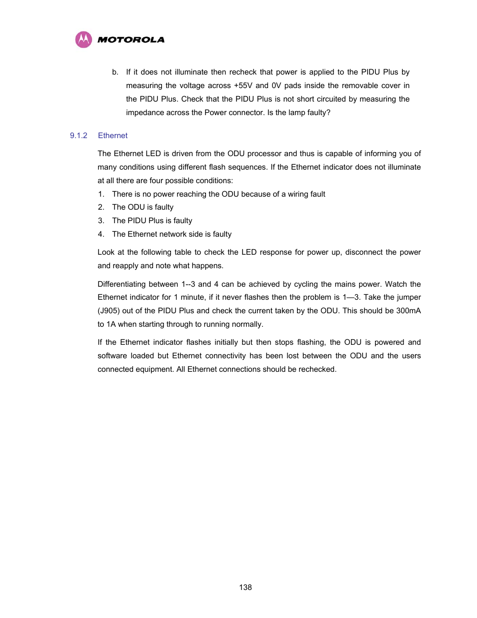 2 ethernet, Ethernet | Motorola PTP 400 Series User Manual | Page 140 / 208