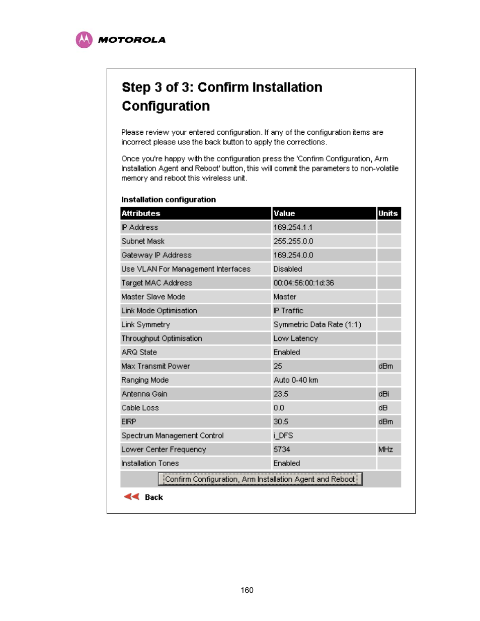 Motorola PTP 400 Series User Manual | Page 162 / 208