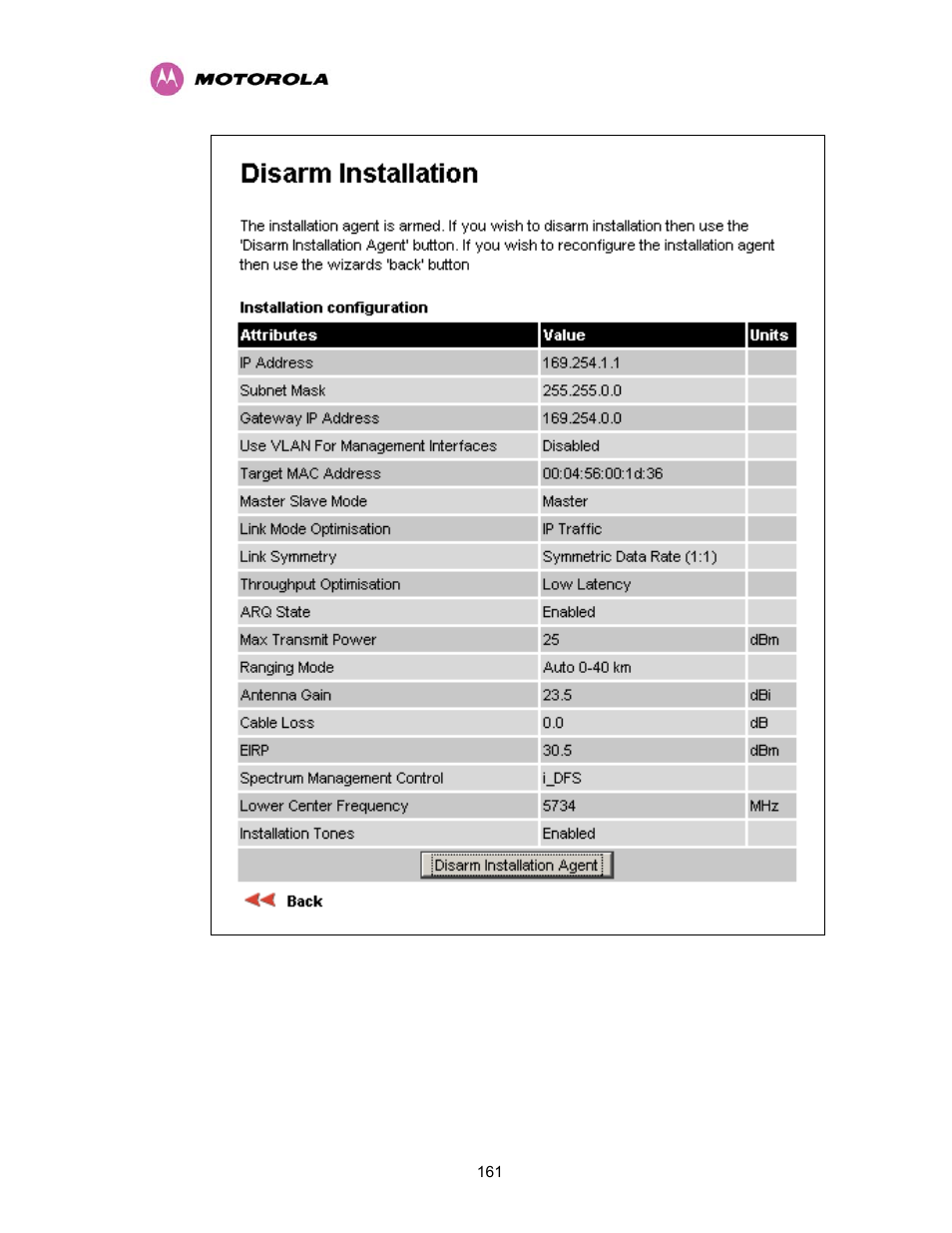 Motorola PTP 400 Series User Manual | Page 163 / 208