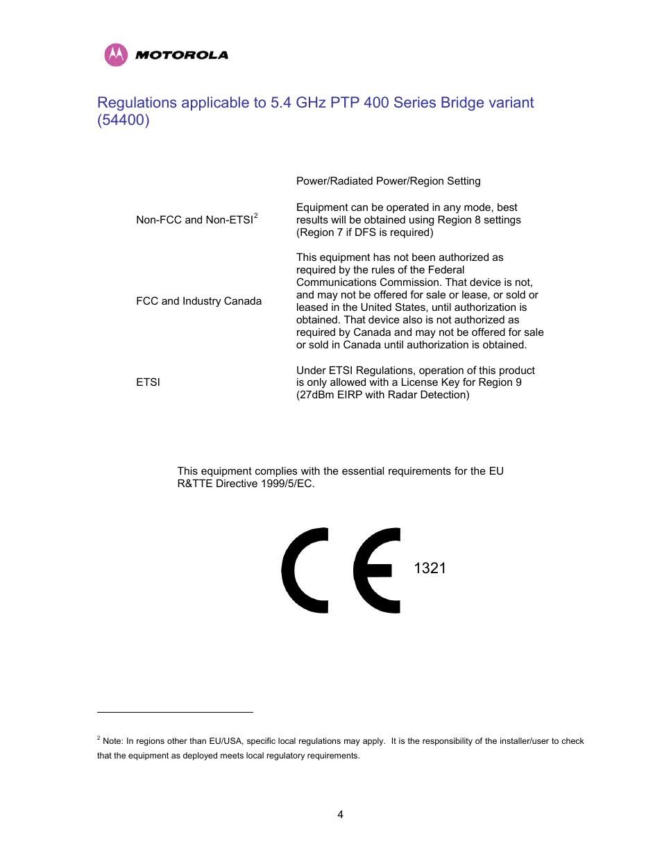 Motorola PTP 400 Series User Manual | Page 6 / 208