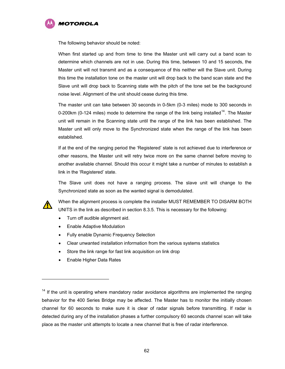 Motorola PTP 400 Series User Manual | Page 64 / 208