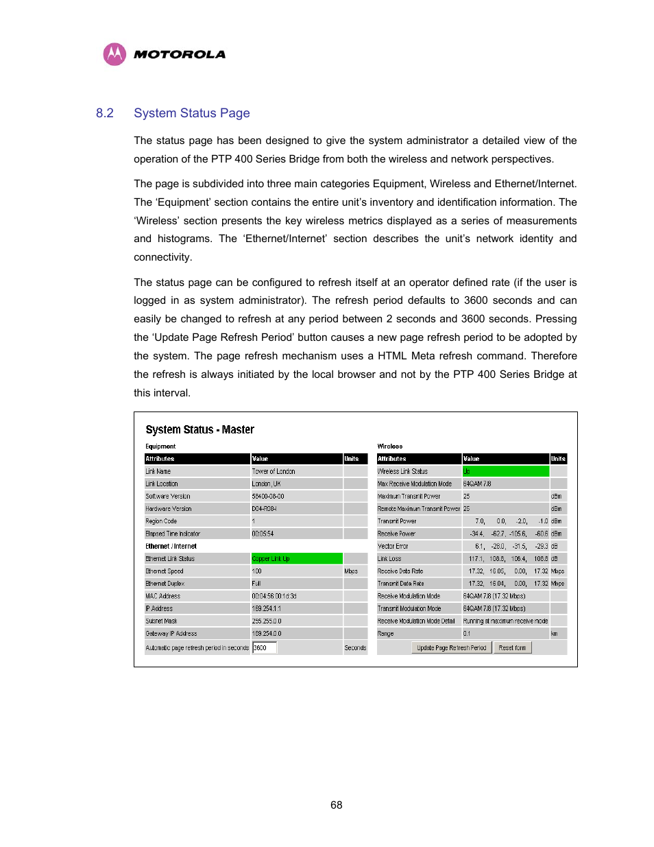 Motorola PTP 400 Series User Manual | Page 70 / 208