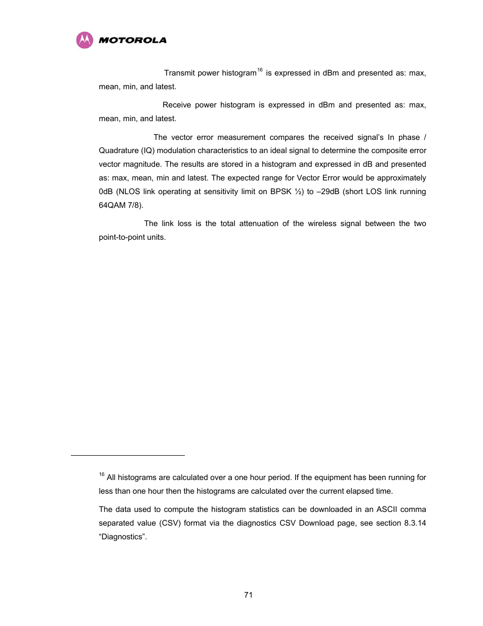 Motorola PTP 400 Series User Manual | Page 73 / 208