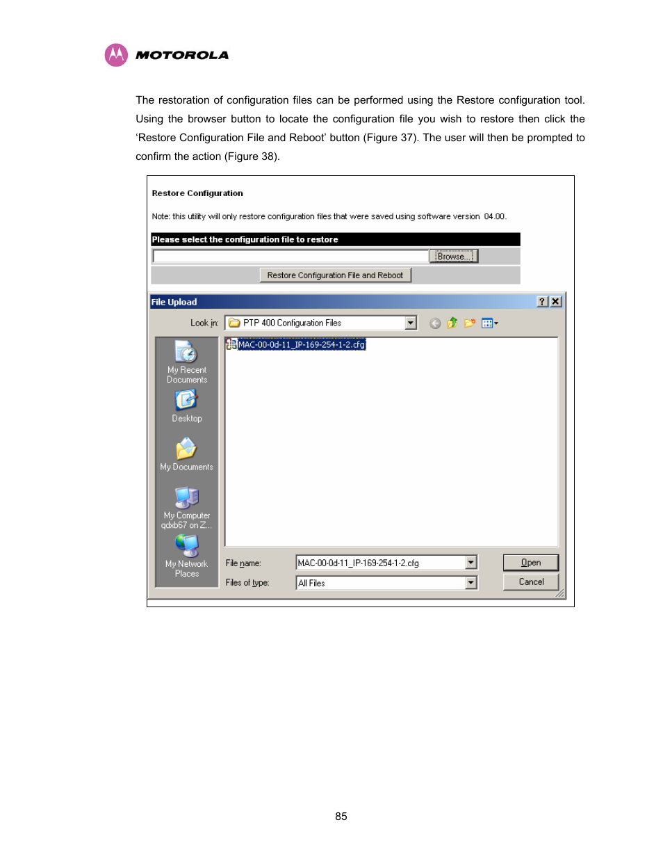 Motorola PTP 400 Series User Manual | Page 87 / 208