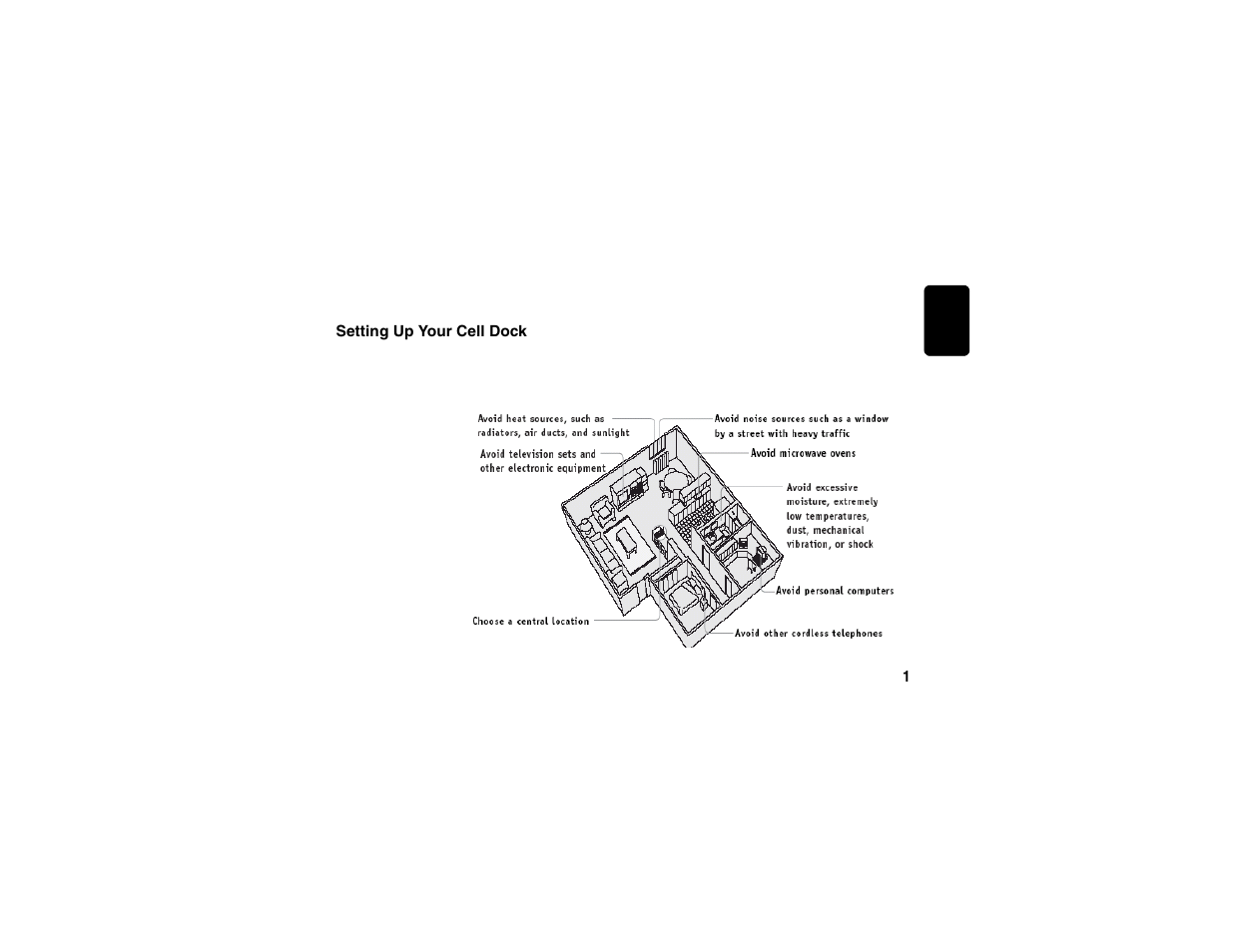 Getting started, Setting up your cell dock | Motorola SD4505 User Manual | Page 11 / 36
