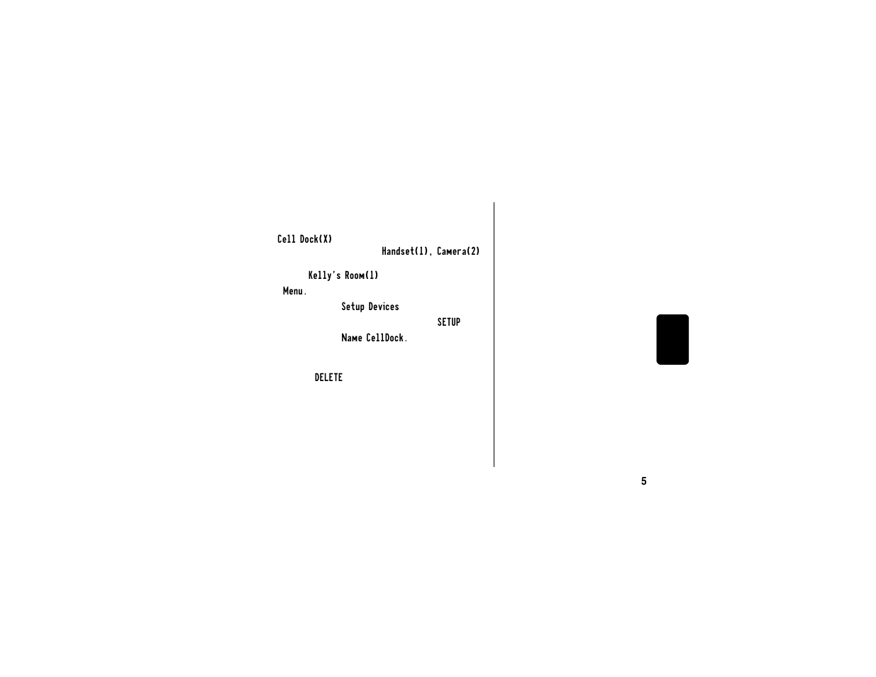 Naming your cell dock | Motorola SD4505 User Manual | Page 15 / 36