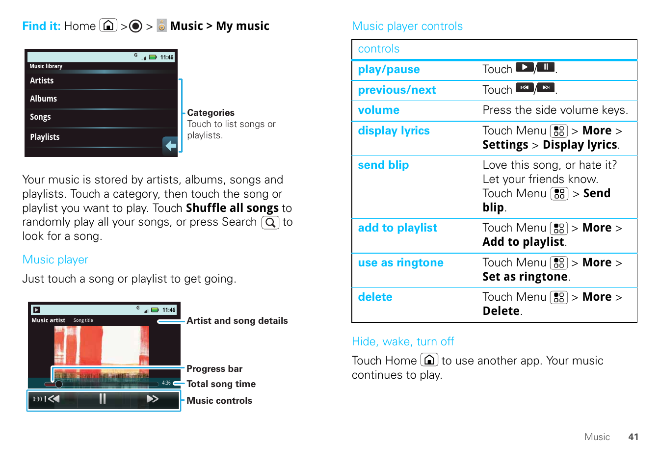 Motorola FLIPOUT 68004121004 User Manual | Page 43 / 64