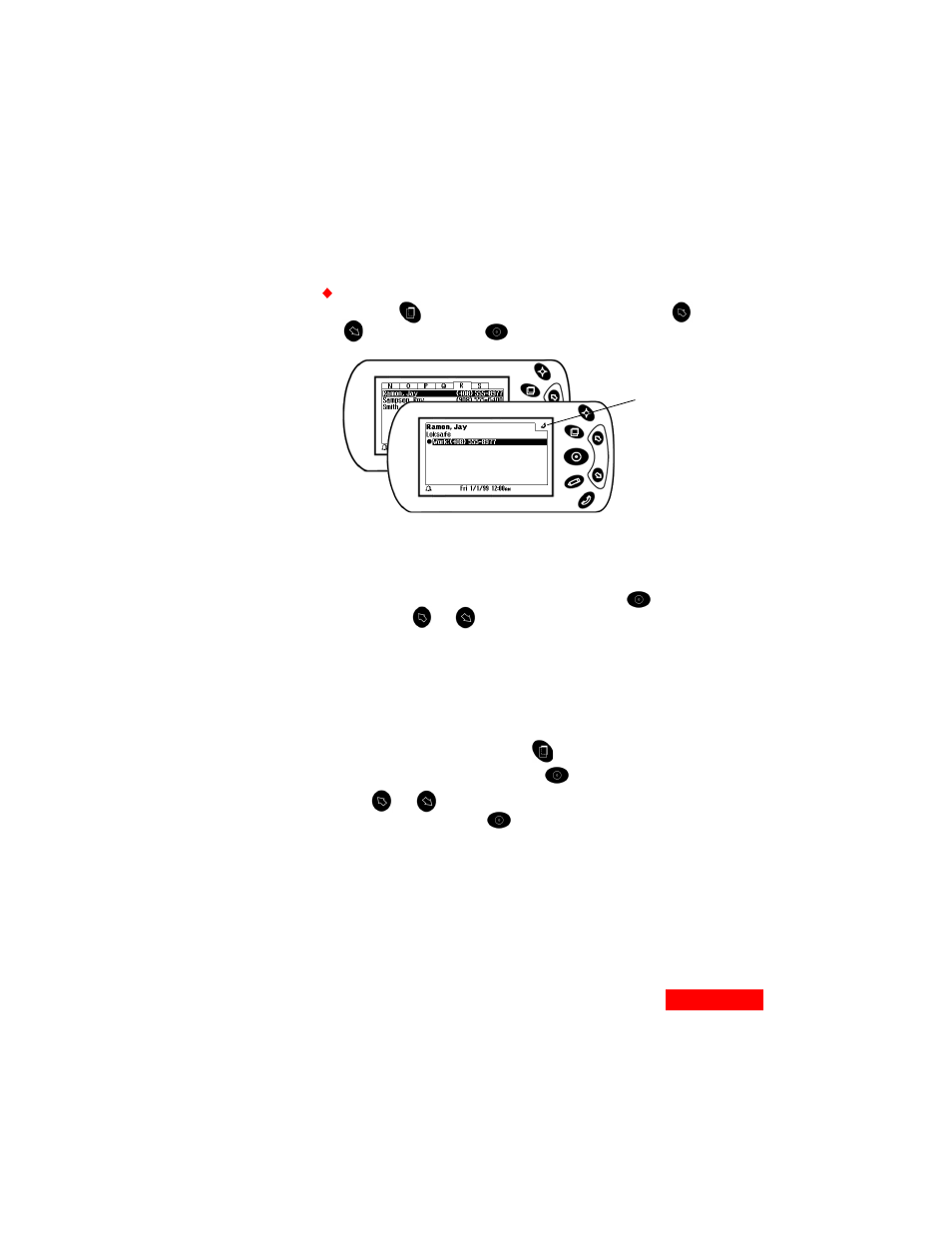 Sorting cards, Changing the telephone number display | Motorola Organizer User Manual | Page 17 / 90