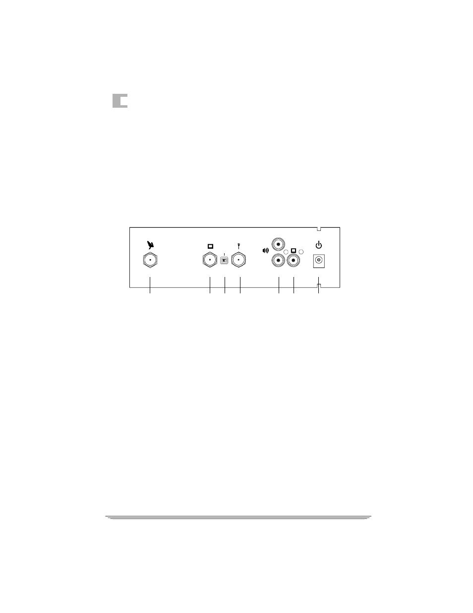 Front panel key descriptions, Back panel connections | Motorola DSR205 User Manual | Page 12 / 60