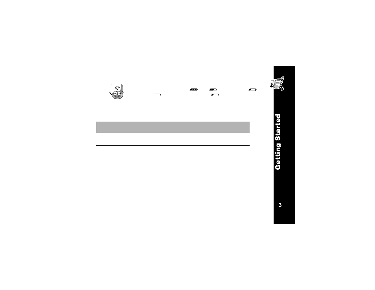 Gettin g star te d | Motorola T6320 User Manual | Page 15 / 58
