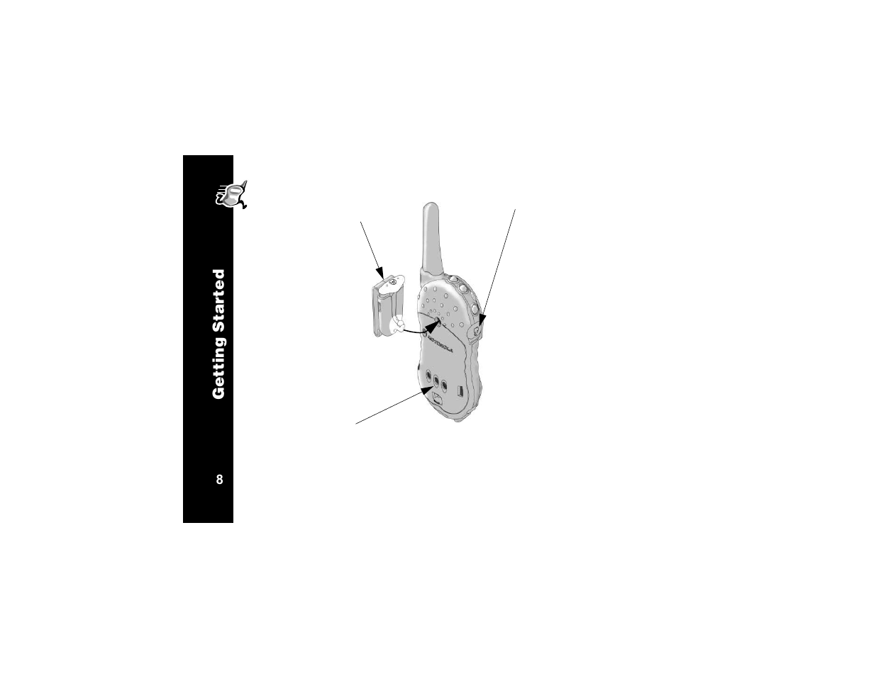 Ge tting star te d | Motorola T6320 User Manual | Page 20 / 58