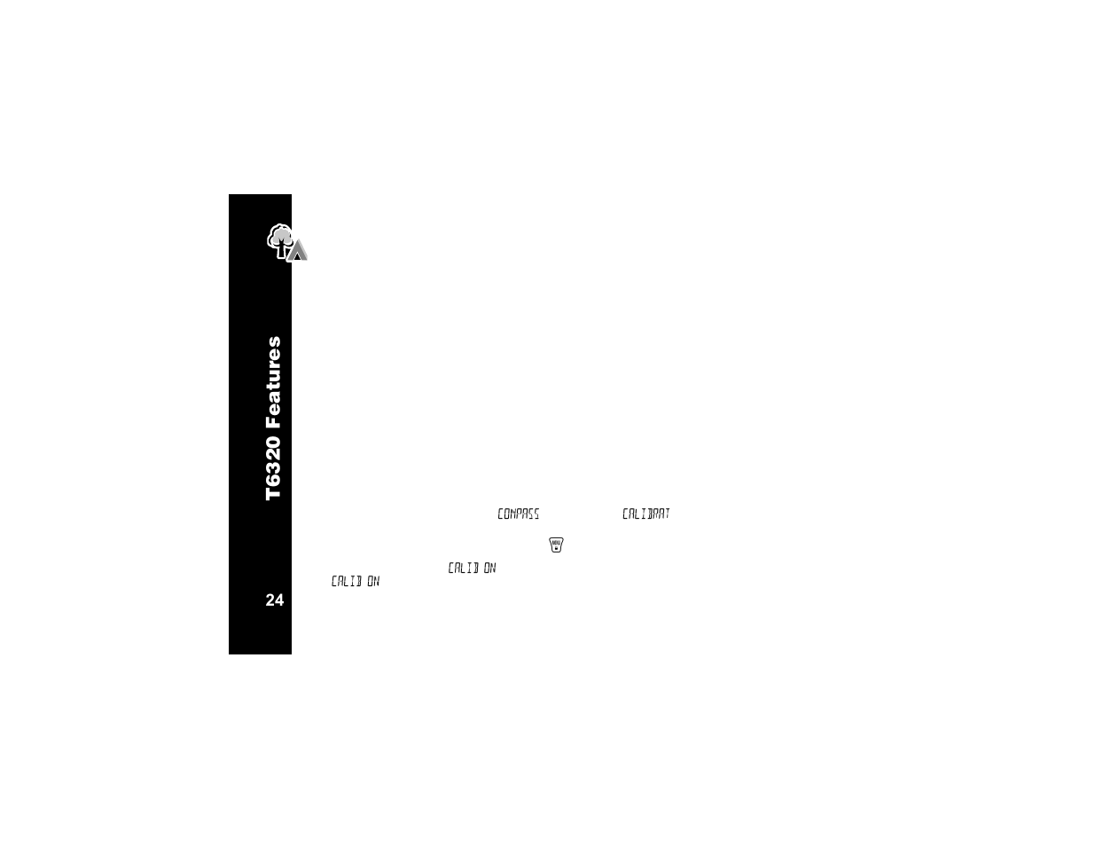 T6320 features, Compass, T6320 fea tur e s | Motorola T6320 User Manual | Page 36 / 58