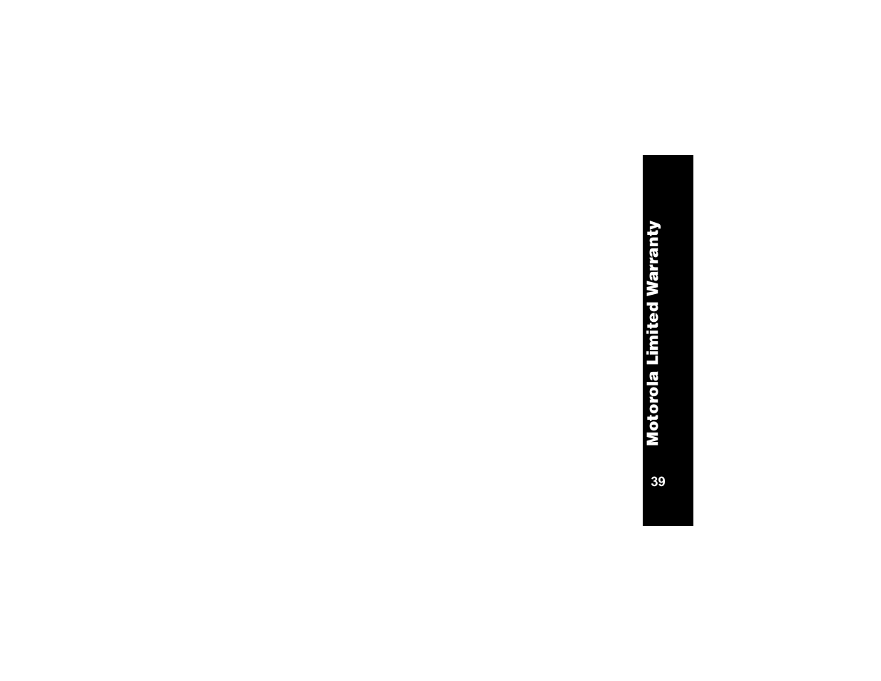 Motorola limited warranty, For two-way family radios | Motorola T6320 User Manual | Page 51 / 58