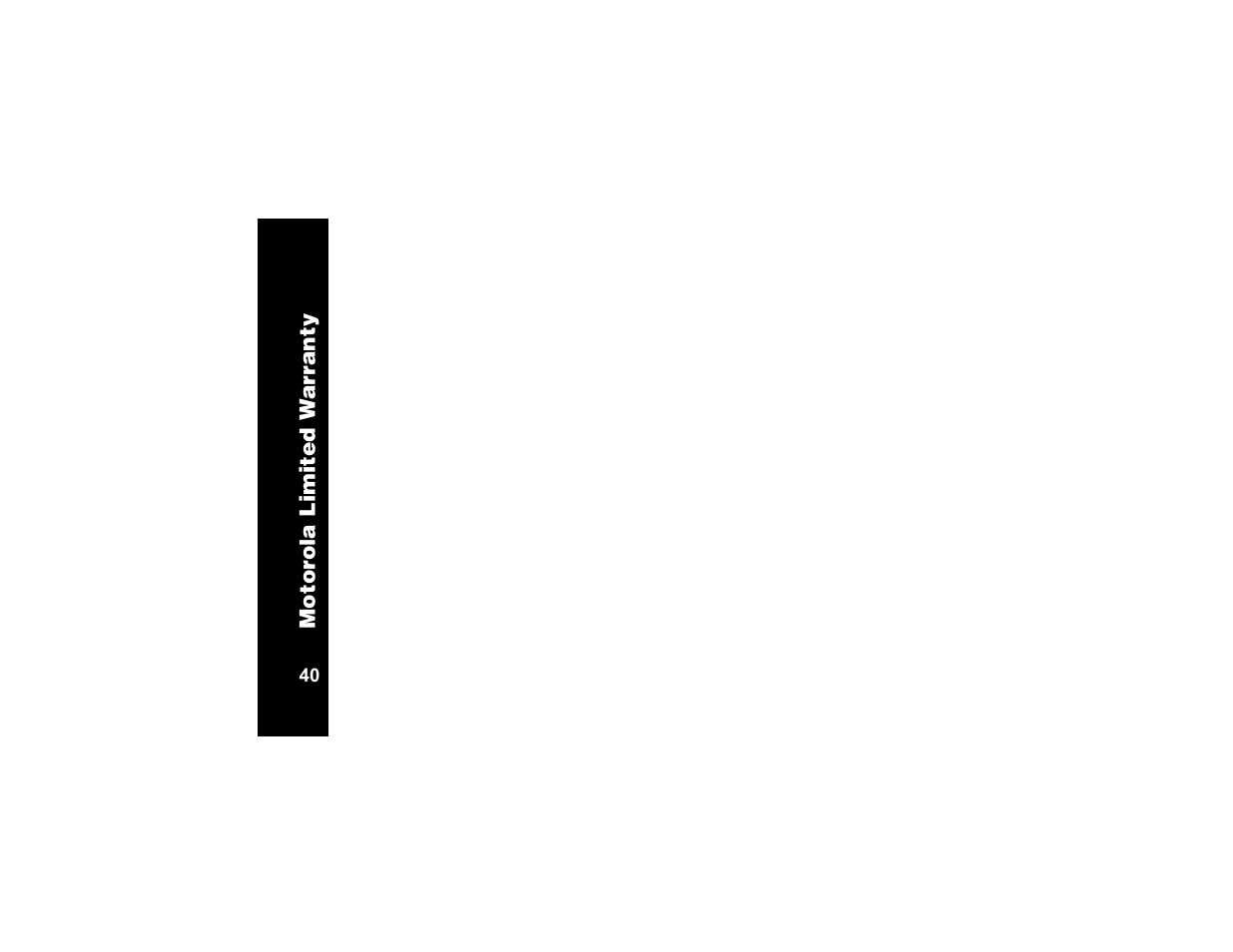 To get warranty service, please call, 800-353-2729 usa 1-800-461-4575 canada | Motorola T6320 User Manual | Page 52 / 58