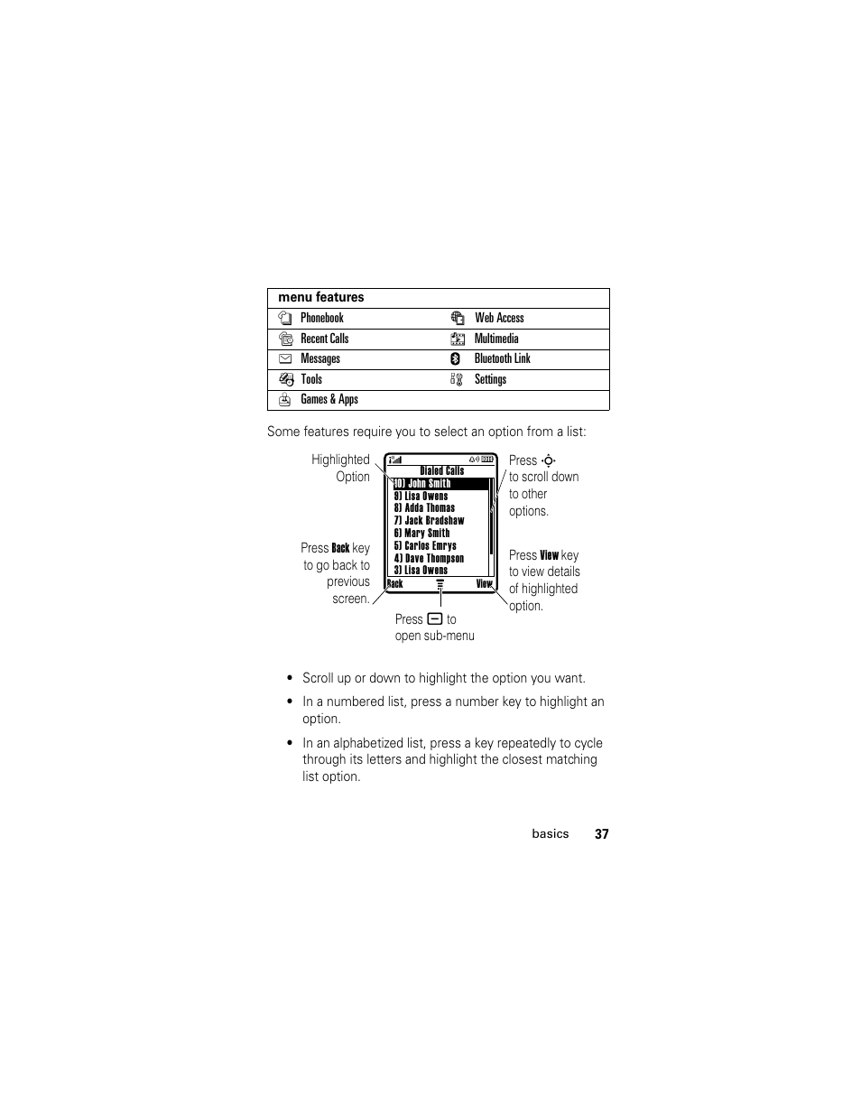 Motorola L6 GSM User Manual | Page 38 / 87