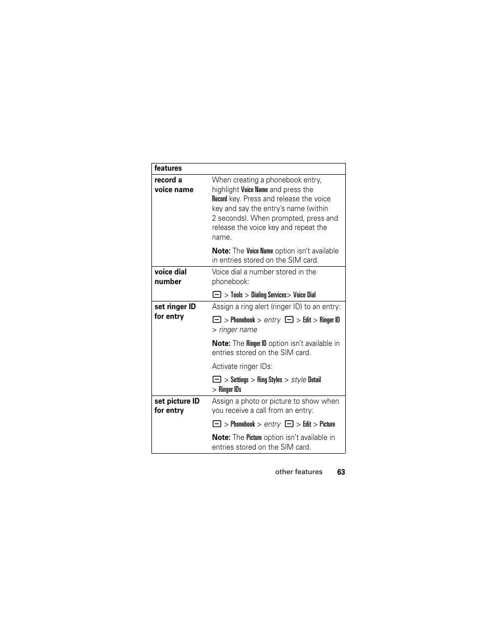Motorola L6 GSM User Manual | Page 64 / 87