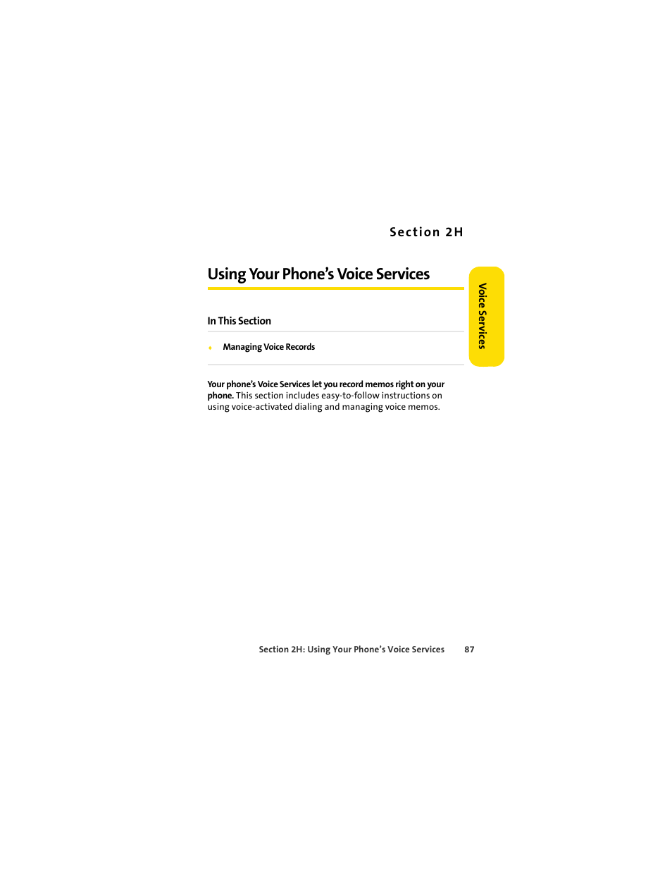 Using your phone’s voice services | Motorola C290 User Manual | Page 101 / 170