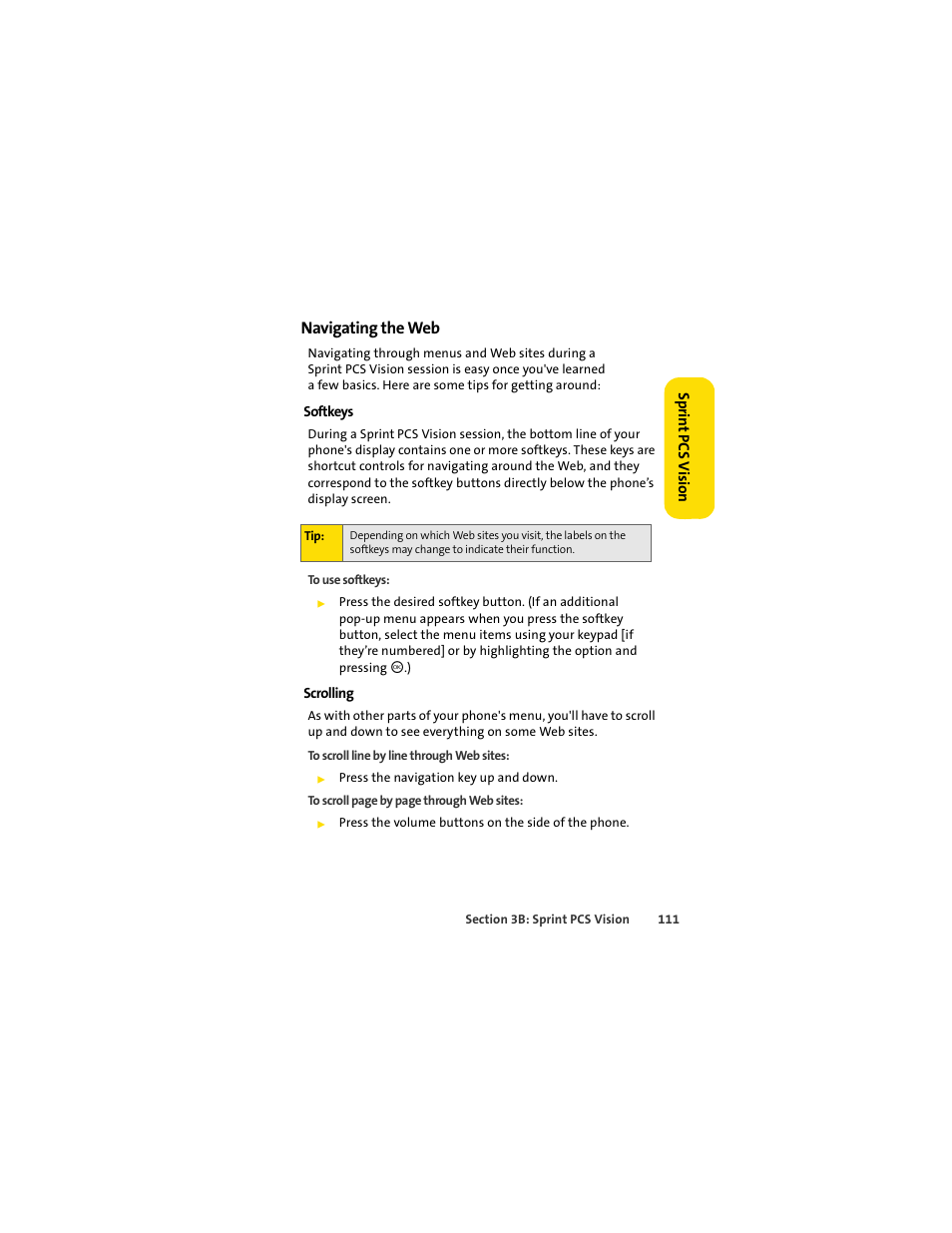 Navigating the web | Motorola C290 User Manual | Page 125 / 170