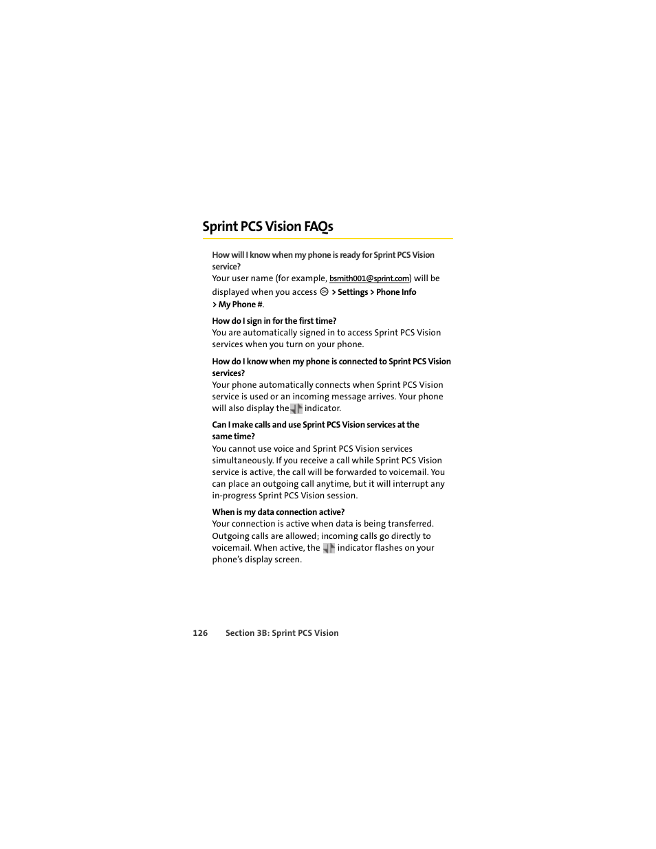 Sprint pcs vision faqs | Motorola C290 User Manual | Page 140 / 170