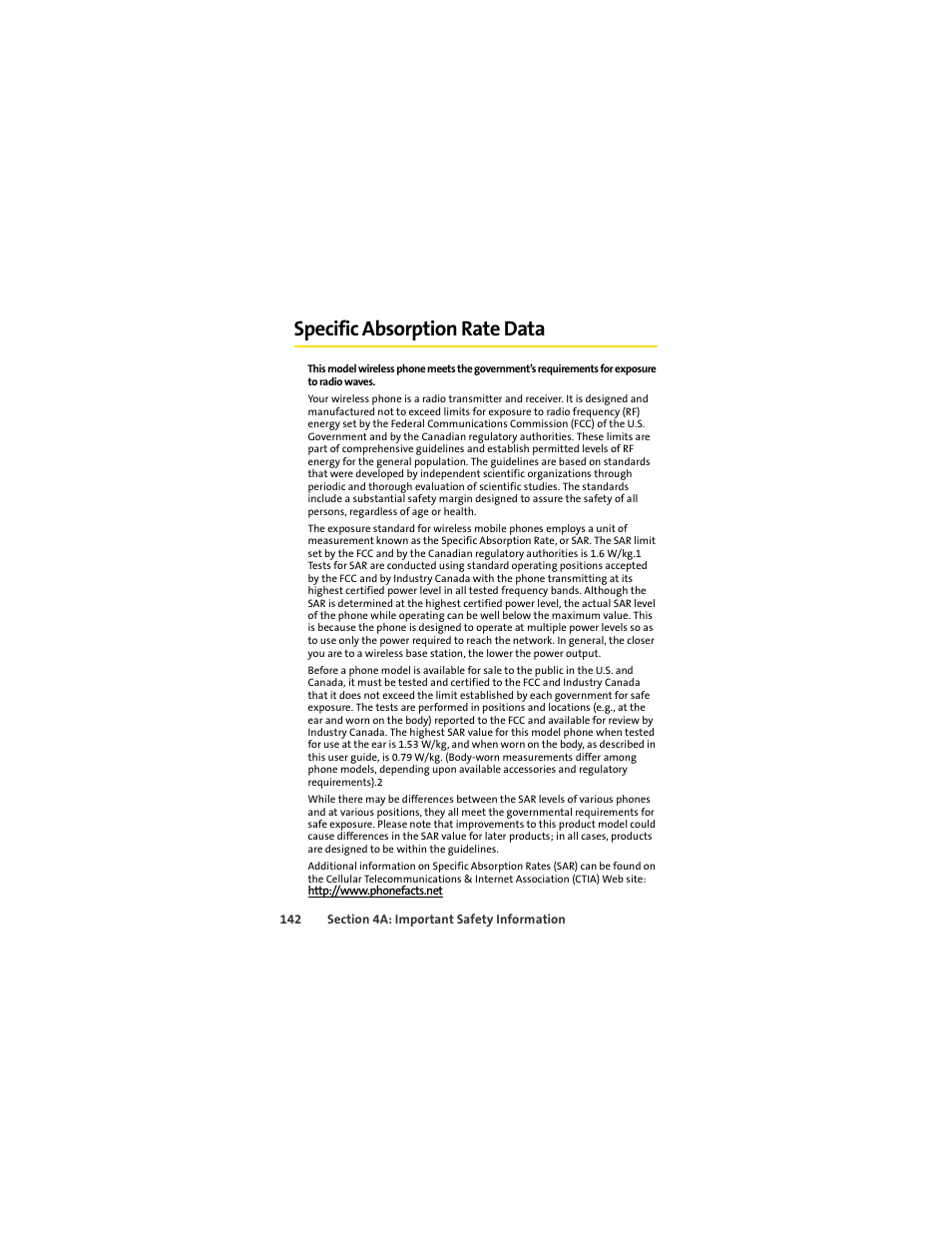 Specific absorption rate data | Motorola C290 User Manual | Page 156 / 170