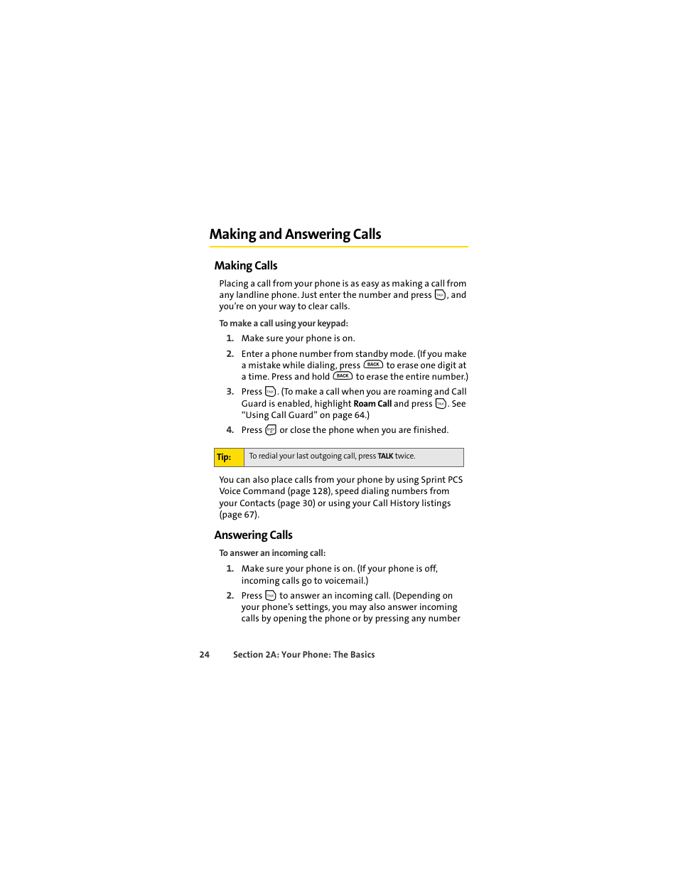 Making and answering calls, Making calls, Answering calls | Motorola C290 User Manual | Page 38 / 170