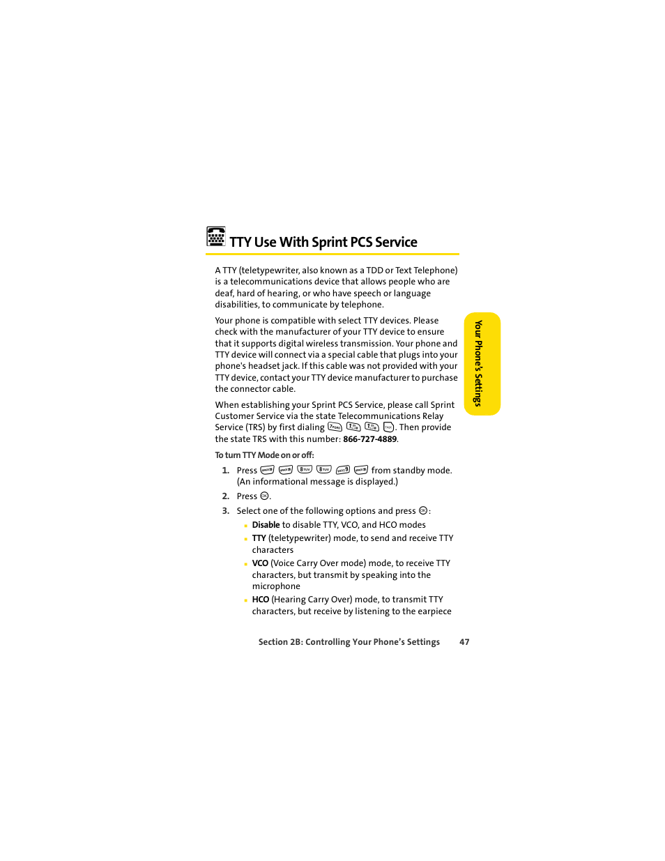 Tty use with sprint pcs service, 7 1 1 n | Motorola C290 User Manual | Page 61 / 170