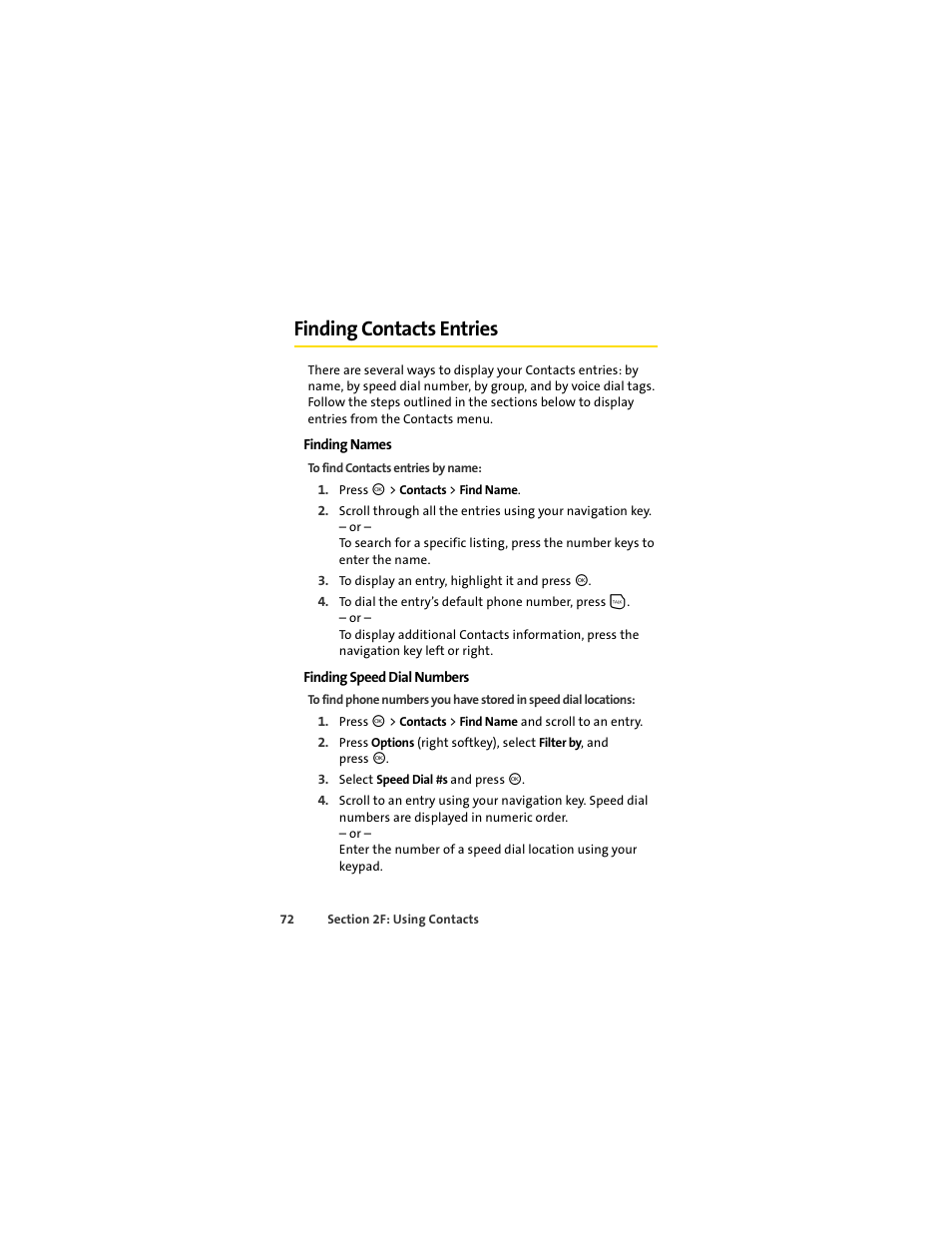 Finding contacts entries | Motorola C290 User Manual | Page 86 / 170