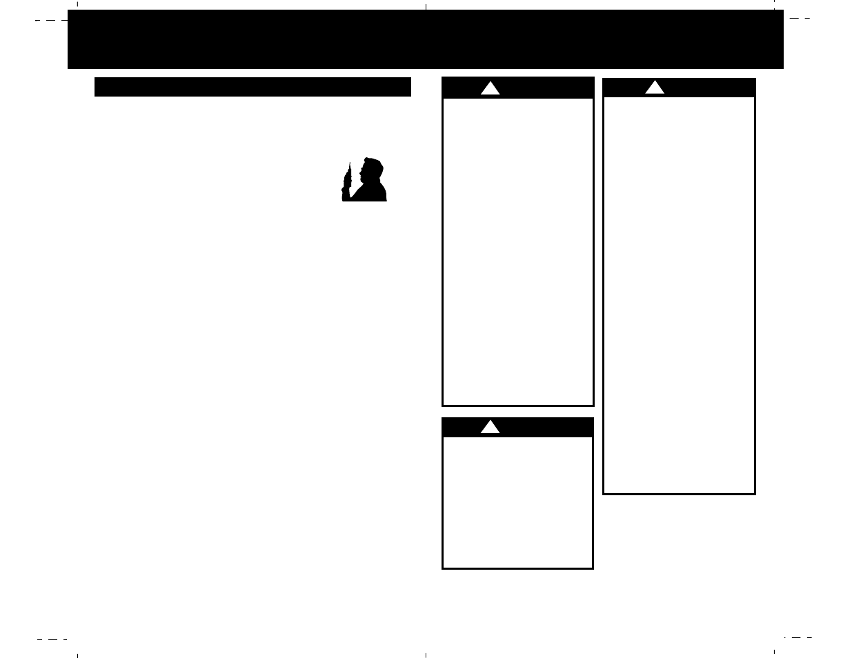 Canada safety information, Warning, Caution | Motorola M-Series User Manual | Page 23 / 32