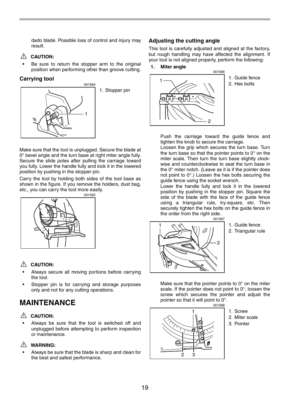 Maintenance | Motorola LS1013 User Manual | Page 19 / 76