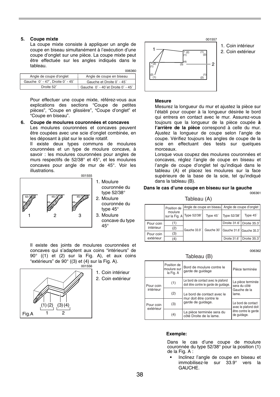 Tableau (a), Tableau (b) | Motorola LS1013 User Manual | Page 38 / 76