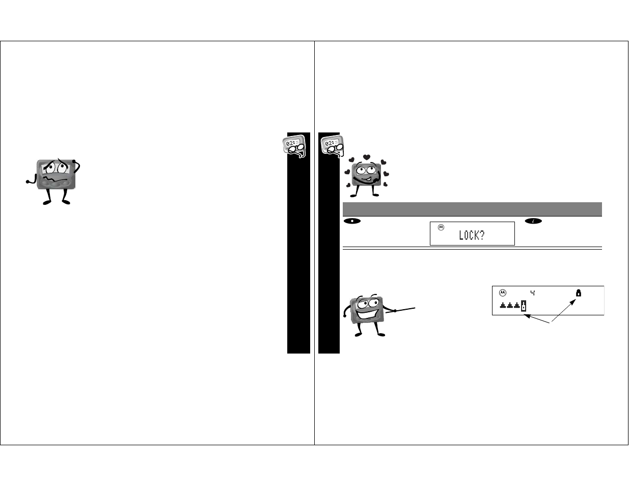 Pe r s on al m essag es, Pe rso na l m essag es | Motorola T350 User Manual | Page 12 / 26