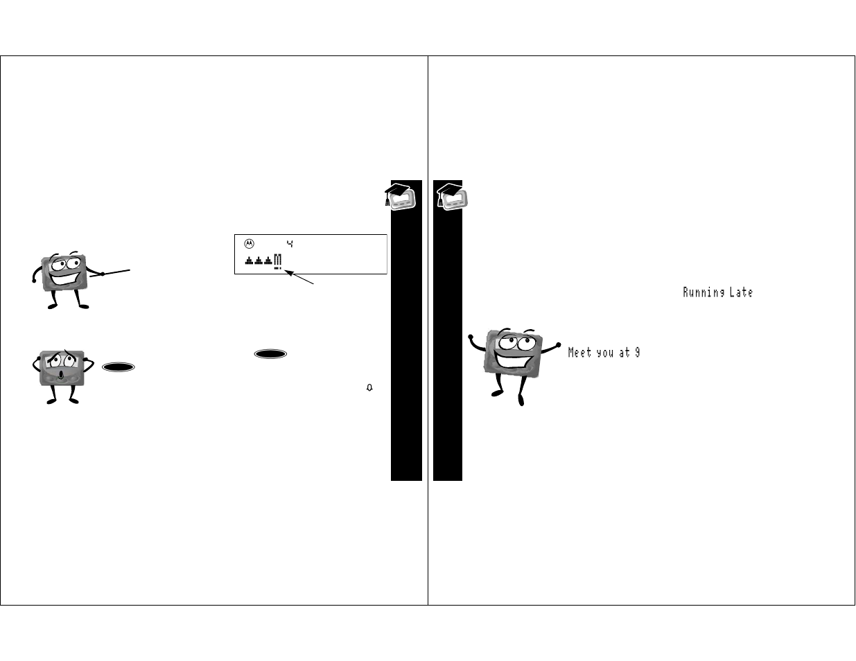 Ad v anc ed m ess a g in g, Adv a nced m essagi n g | Motorola T350 User Manual | Page 19 / 26