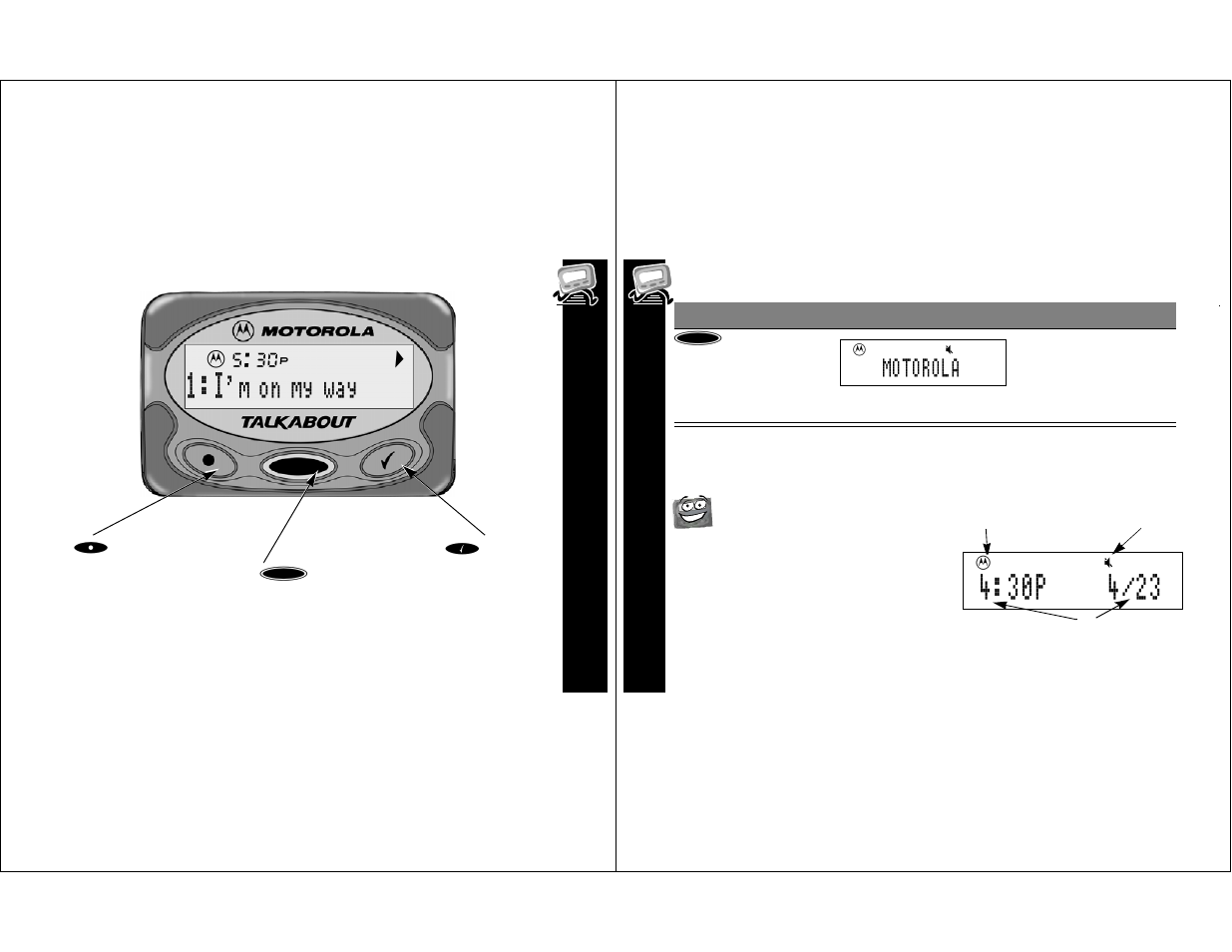 Ge tti ng sta r t ed | Motorola T350 User Manual | Page 3 / 26