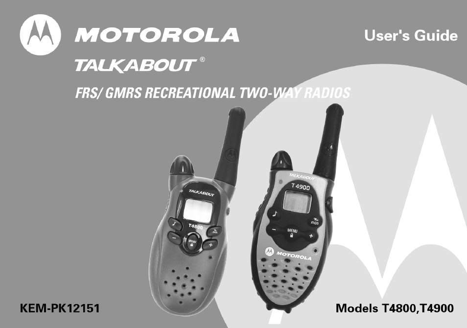 Motorola T4900 User Manual | 33 pages