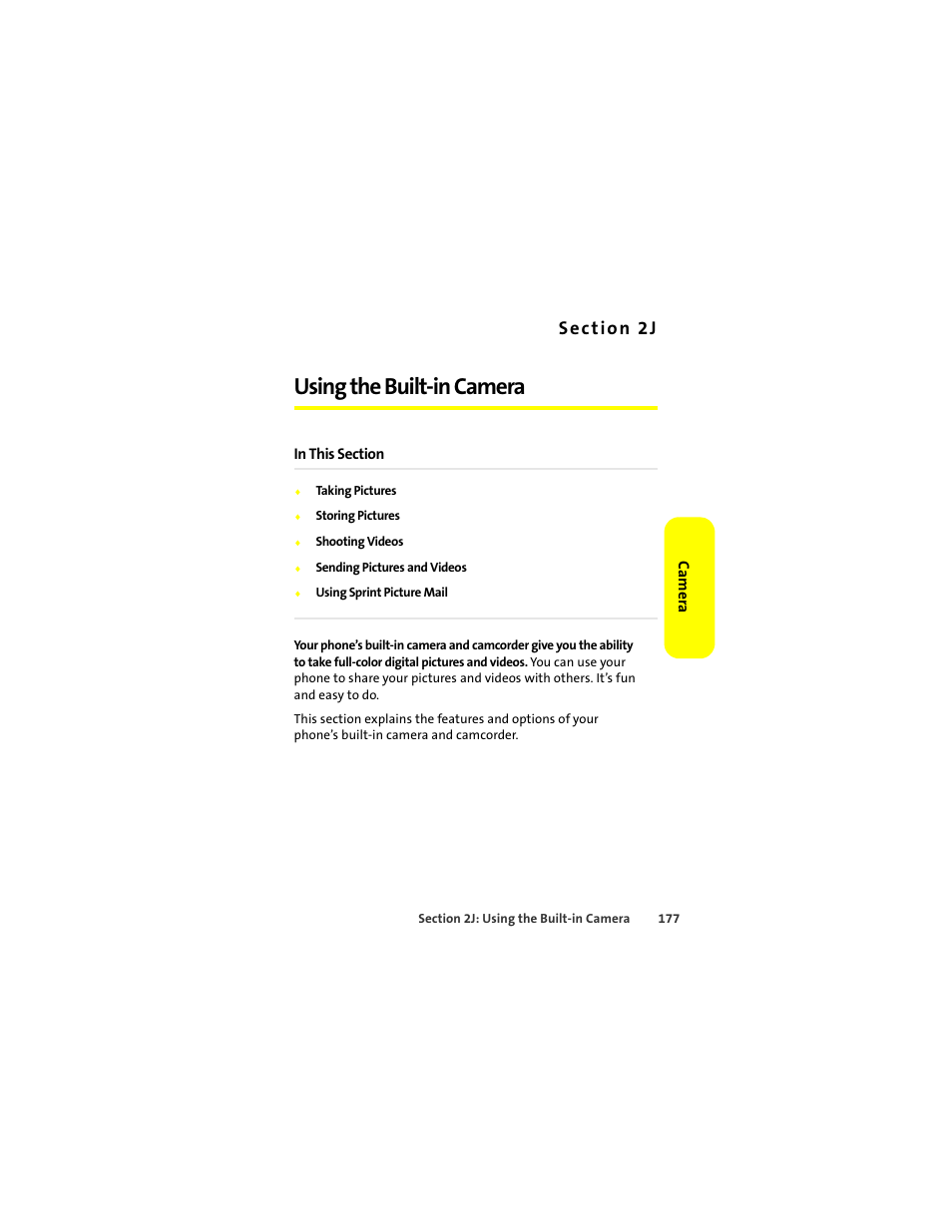 Using the built-in camera | Motorola Deluxe Ic902 User Manual | Page 195 / 289