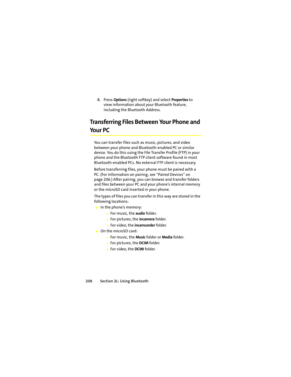 Transferring files between your phone and your pc | Motorola Deluxe Ic902 User Manual | Page 226 / 289