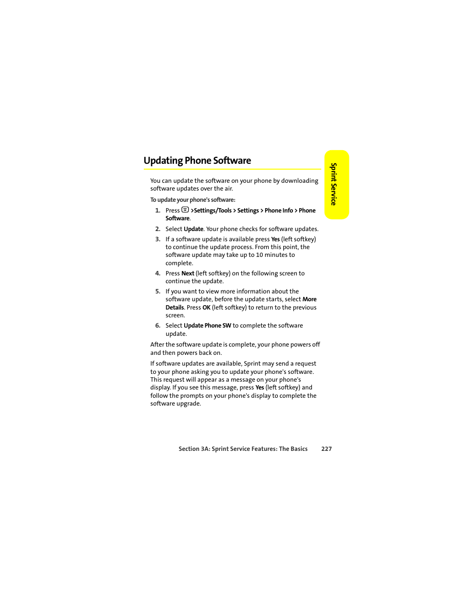 Updating phone software | Motorola Deluxe Ic902 User Manual | Page 245 / 289