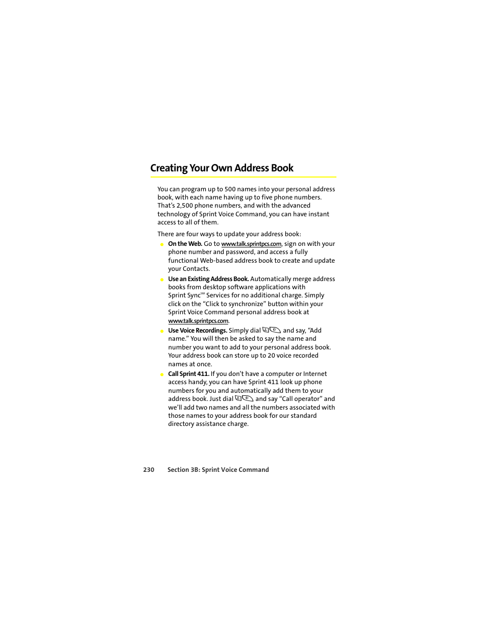 Creating your own address book | Motorola Deluxe Ic902 User Manual | Page 248 / 289